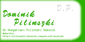 dominik pilinszki business card